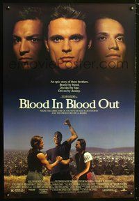 4w096 BOUND BY HONOR DS 1sh '93 Jesse Borrego, Benjamin Bratt, Blood in Blood Out!