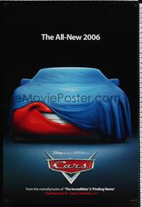 4w122 CARS advance DS 1sh '06 Walt Disney animated automobile racing, the all-new 2006!
