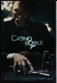 4w125 CASINO ROYALE int'l teaser DS 1sh '06 Daniel Craig as James Bond!