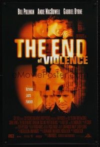 4w201 END OF VIOLENCE 1sh '97 directed by Wim Wenders, Traci Lind, Andie Macdowell!