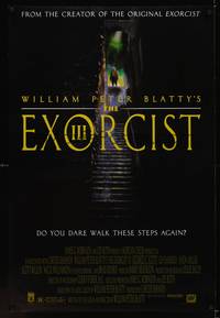 4w205 EXORCIST III DS 1sh '90 George C. Scott starring in William Peter Blatty sequel!