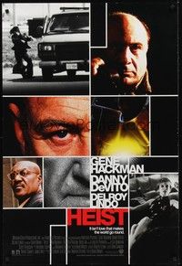 4w261 HEIST int'l DS 1sh '01 directed by David Mamet, Gene Hackman, Danny DeVito