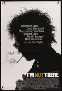 4w294 I'M NOT THERE 1sh '07 Cate Blanchett, Christian Bale, Heath Ledger are all Bob Dylan!