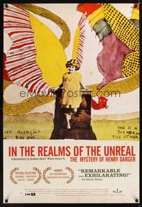 4w300 IN THE REALMS OF THE UNREAL arthouse DS 1sh '04 Jessica Yu, life of Henry Darger!