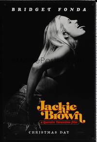 4w332 JACKIE BROWN teaser 1sh '97 Quentin Tarantino, image of sexy Bridget Fonda!