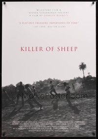 4w368 KILLER OF SHEEP arthouse 1sh '07 Charles Burnett, Henry Gayle Sanders, kids on the run!