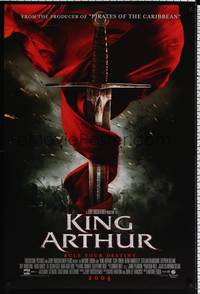 4w374 KING ARTHUR int'l advance DS 1sh '04 Clive Owen, Keira Knightley, Antoine Fuqua!