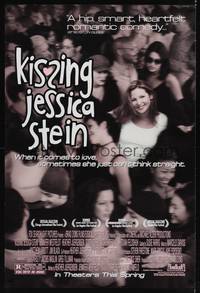 4w387 KISSING JESSICA STEIN advance DS 1sh '01 Jennifer Westfeldt, Heather Juergensen!
