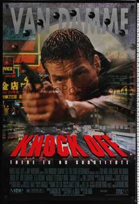4w388 KNOCK OFF DS 1sh '98 there is no substitute for Jean-Claude Van Damme!