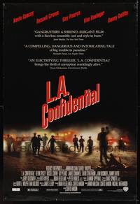 4w392 L.A. CONFIDENTIAL DS reviews 1sh '97 Kevin Spacey, Russell Crowe, Danny DeVito, Kim Basinger