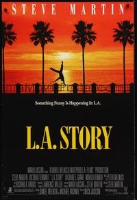 4w393 L.A. STORY DS 1sh '91 Mick Jackson, Steve Martin, Victoria Tennant, Sarah Jessica Parker