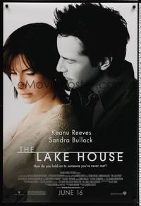 4w398 LAKE HOUSE advance DS 1sh '06 Keanu Reeves, Sandra Bullock!