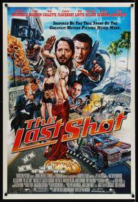 4w406 LAST SHOT DS 1sh '04 Matthew Broderick, Alec Baldwin, cool artwork!