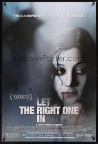 4w418 LET THE RIGHT ONE IN DS 1sh '08 Tomas Alfredson's Lat den ratte komma in, Kare Hedebrant!
