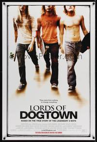 4w436 LORDS OF DOGTOWN advance DS 1sh '05 Emile Hirsch, Victor Rasuk, early skateboarders!