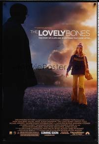 4w440 LOVELY BONES advance DS 1sh '09 creepy image of Stanley Tucci & Saoirse Ronan!