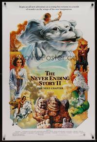 4w482 NEVERENDING STORY 2 1sh '91 George Miller sequel, an all new adventure!