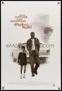 4w503 PERFECT WORLD int'l 1sh '93 Clint Eastwood, Kevin Costner & T.J. Lowther!