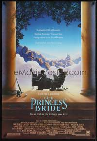 4w517 PRINCESS BRIDE 1sh '87 Rob Reiner fantasy classic as real as the feelings you feel!