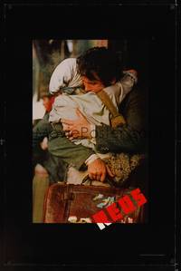 4w532 REDS 1sh '81 Warren Beatty as John Reed & Diane Keaton in Russia!