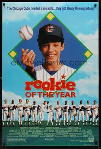 4w548 ROOKIE OF THE YEAR DS 1sh '93 the Chicago Cubs needed a miracle, they got Thomas Ian Nicholas