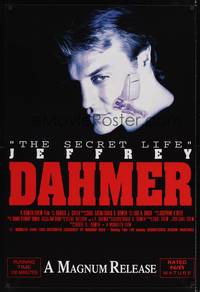 4w567 SECRET LIFE: JEFFREY DAHMER video 1sh '93 serial killer Jeffrey Dahmer biography!