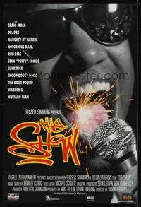 4w580 SHOW DS 1sh '95 Dr Dre, hip-hop rap documentary!