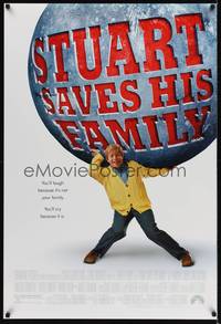 4w649 STUART SAVES HIS FAMILY DS 1sh '95 directed by Harold Ramis, Al Franken from SNL!