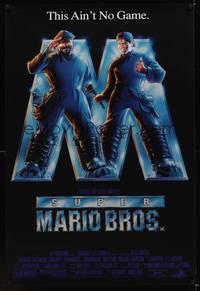 4w656 SUPER MARIO BROS DS 1sh '93 Hoskins, Leguizamo, Chorney art of Nintendo characters!