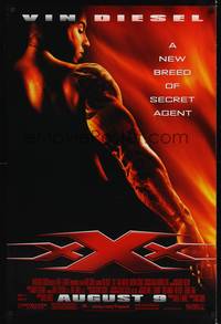4w744 XXX advance DS 1sh '02 muscle-bound Vin Diesel is a new breed of extreme sports secret agent!