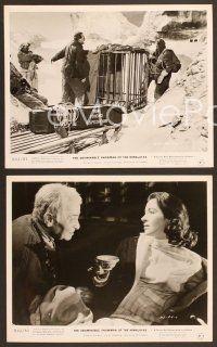 4x404 ABOMINABLE SNOWMAN OF THE HIMALAYAS 5 8x10 stills R62 Peter Cushing, Forrest Tucker!