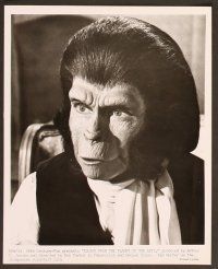4x412 ESCAPE FROM THE PLANET OF THE APES 5 8x10 stills '71 Kim Hunter, Roddy McDowall, Montalban!