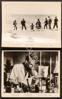 4x483 HAND OF DEATH 3 8x10.25 stills '62 great image of cheesy monster, guy in gas mask!