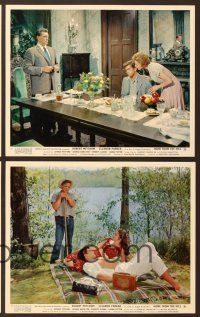 4x008 HOME FROM THE HILL 8 English FOH LCs '60 Robert Mitchum, Eleanor Parker & George Peppard!