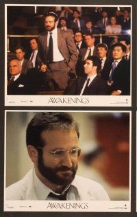 4x033 AWAKENINGS 8 8x10 mini LCs '90 directed by Penny Marshall, Robert De Niro & Robin Williams!