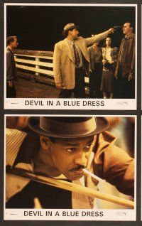 4x080 DEVIL IN A BLUE DRESS 8  8x10 mini LCs '95 Denzel Washington, Jennifer Beals!