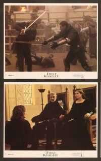 4x107 FIRST KNIGHT 8 int'l 8x10 mini LCs '95 Gere as Lancelot, Connery as Arthur, Julia Ormond!