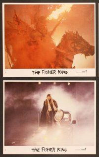 4x108 FISHER KING 8 8x10 mini LCs '91 Jeff Bridges & Robin Williams searching for sanity!