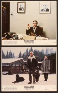4x134 GORKY PARK 8 8x10 mini LCs '83 William Hurt, Lee Marvin, Brian Dennehy, Michael Apted!