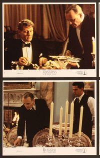 4x237 REMAINS OF THE DAY 8 8x10 mini LCs '93 Anthony Hopkins, James Fox, Christopher Reeve!