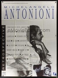 4y296 MICHELANGELO ANTONIONI RETROSPECTIVE French 1p '00s great image of the Italian director!