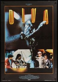 4y243 DIVA Italian 1p '82 Jean Jacques Beineix, French New Wave, completely different image!
