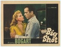 4y132 BIG SHOT LC '42 great close portrait of Humphrey Bogart holding sexy Irene Manning!