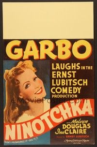 4y090 NINOTCHKA WC '39 different image of beautiful Greta Garbo, directed by Ernst Lubitsch!
