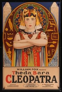 5a241 CLEOPATRA S2 recreation 1sh 2000 great art of Theda Bara as Queen of the Nile!