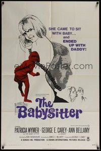 5b067 BABYSITTER 1sh '69 Tom Laughlin, she came to sit with baby... and ended up with daddy!