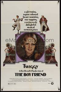 5b132 BOY FRIEND 1sh '71 sexy Twiggy in Ken Russell's delightful musical extravaganza!