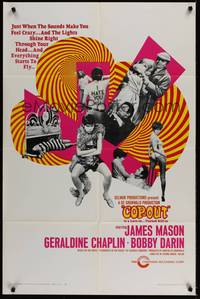 5b205 STRANGER IN THE HOUSE 1sh '68 James Mason, Geraldine Chaplin, Darrin, it's a love-in turned kill-in!