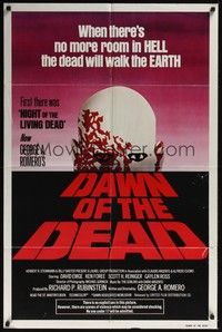 5b222 DAWN OF THE DEAD 1sh '79 George Romero, there's no more room in HELL for the dead!