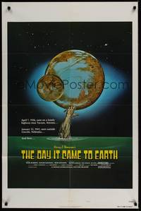 5b223 DAY IT CAME TO EARTH style B 1sh '77 Harry Thomason directed, cool sci-fi monster art!